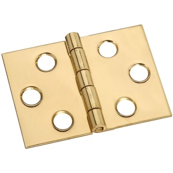 National 211870 Solid Brass Hinge ~ 1-1/2&quot; X 2&quot;