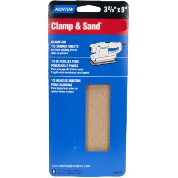 Norton 076607483256 Handy Pack Sanding Sheets. 60 Grit ~ Pack of 6 Sheets