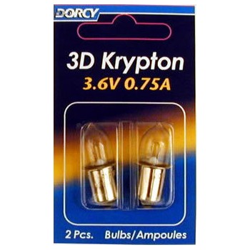 Dorcy Int&#39;l 41-1661 3d 2/Pk Krypton Bulb