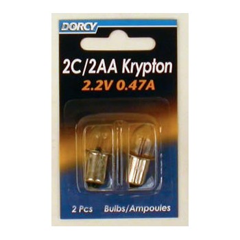 Dorcy Int&#39;l 41-1662 Krypton Bulbs ~ 2c / 2aa