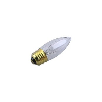 Feit Elec. BP25ETC Chandelier Light Bulb, Clear 120 Volt 25 Watt