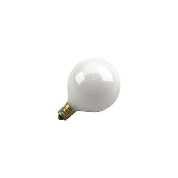 Feit Elec. BP40G16-1/2W Light Bulb, Globe White 120 Volt 40 Watt