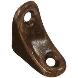 National 176347  Chair Corner Brace,  Antique Bronze ~ 1" x 3/4"