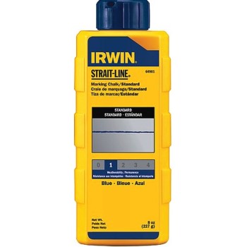 Irwin 64901 Strait-Line Powdered Chalk,  Blue  ~ 8 oz