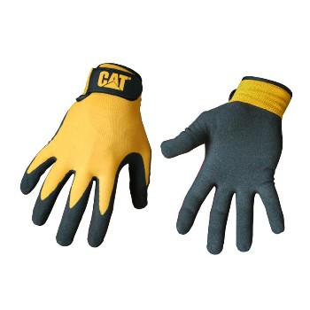 Caterpillar CAT017416J Ylw Nyln Nitr Glove