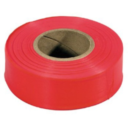 Irwin 65601 Flagging Tape,  Glo Red  ~ 150 ft