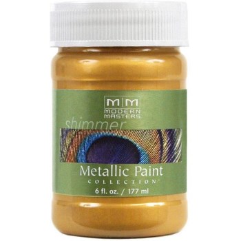 Modern Masters ME200-06 Metallic Paint, Pale Gold  ~ 6 Ounce