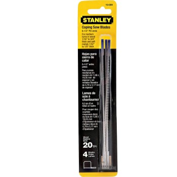 Stanley 15-059 Coping Saw Blades ~  6.5&quot; x 20 TPI