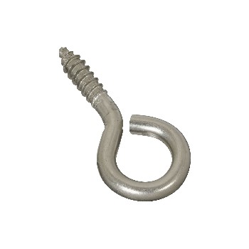National 220459 Screw Eyes, Large Stainless Steel ~  2 - 5/8&quot;