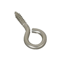 National 220459 Screw Eyes, Large Stainless Steel ~  2 - 5/8"