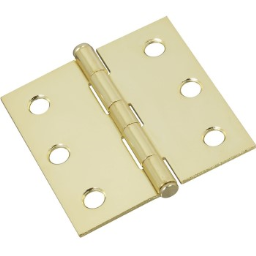 National 149104 Cabinet Hinge, Brass  2.5" ~  Pack of 2