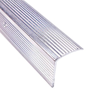 M-D Bldg Prods 78022 Stair Edging, Fluted w/Silver Finish ~ 1 1/8&quot; x 36&quot;