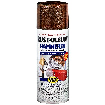 Rust-Oleum 210880 Spray Paint ~ Hammered Brown Finish