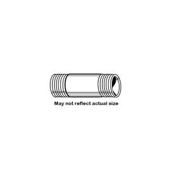 Anvil/Mueller 567-100HN Galvanized Steel Pipe Nipple ~ 1 1/2&quot; x 10&quot;