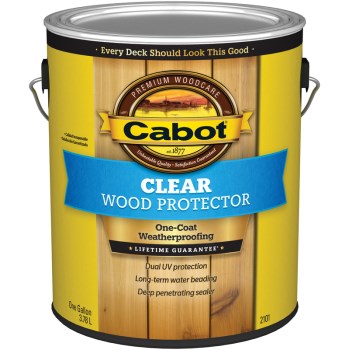 Valspar/McCloskey 140.0002101.007 Clear Wood Protector,  Gloss ~ One Gallon