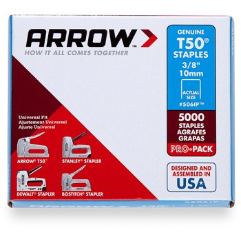 Arrow Fastener 505IP T-50 Staples, Bulk Pack ~ 5/16&quot;