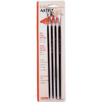 Linzer  A444 4pc Artist Brush Set