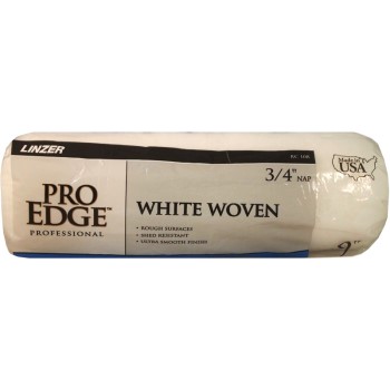 Linzer  RC108-9 Pro Edge Roller Cover, White Woven ~ 9&quot; x 3/4&quot; Nap