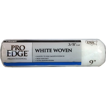 Linzer  RC101-9 White Woven Pro Edge Roller Cover ~ 9&quot; L x 3/8&quot; Nap