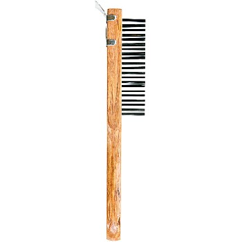 Linzer  304 Long Handle Wire Brush  w/Scraper Blade