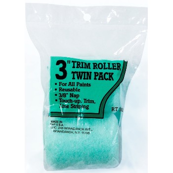 Linzer  RT302 Trim Roller Cover Twin Pack ~ 3&quot;