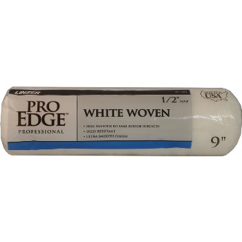 Linzer  RC102-9 White Woven Pro Edge Roller Cover ~ 9&quot; L x 1/2&quot; Nap