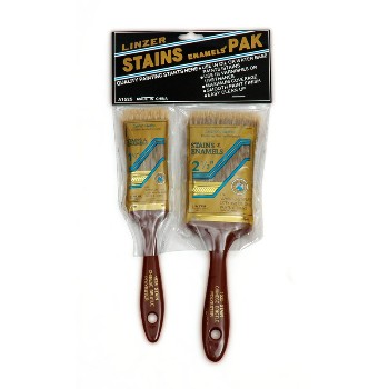Linzer  A1525 Stain Brush Set ~ 2 Pack