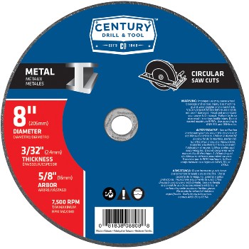 Century Drill &amp; Tool   08808 8 Metal Cutting Blade