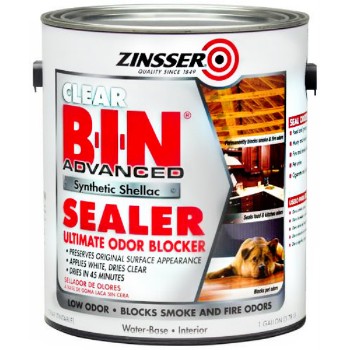 Zinsser 271460 BIN  Synthetic Shellac Sealer, Clear ~ Gallon