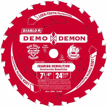Freud/Diablo D0724DA 7-1/4 Demo Demon Blade