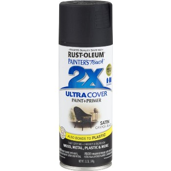 Rust-Oleum 249844 Painter&#39;s Touch 2X Ultra, Canyon Black Satin  ~
