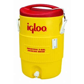 Igloo Products 451 Water Cooler, Yellow/Red 5 Gallon