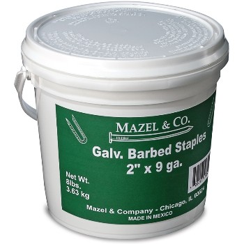Mazel 116082 Galvanized Barbed Fence Staples ~ 2&quot;