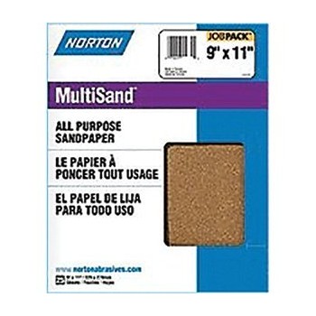 Norton 68109 Sandpaper, All Purpose ~ 80D Grit