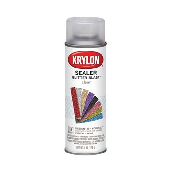 Krylon K03800000 Glitter Blast Clear Sealer Spary, 6 oz