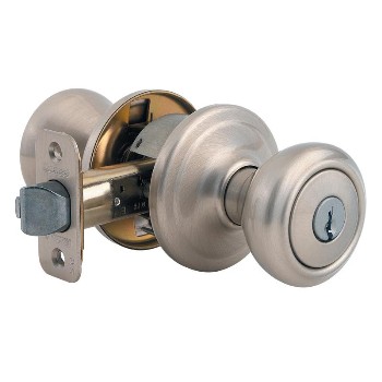 Kwikset 97402-741 Cameron Entry Lockset with SmartKey ~ Satin Nickel