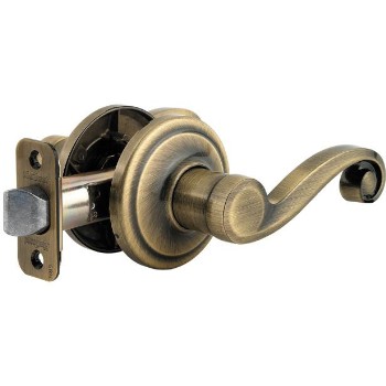 Kwikset 97200-782 Lido Passage Lock ~ Antique Brass