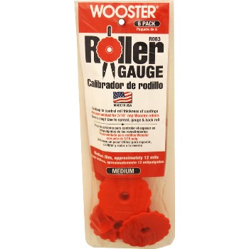Wooster  00R0830000 R083 6pk Red Roller Gauge