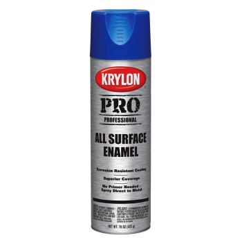 Krylon K05815 Professional All Surface Enamel, Spray, Gloss Blue ~  15 oz Cans