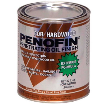 Penofin F5XHTQT Penetrating Exterior Oil Finish for Exotic Hardwood,  Tigerwood ~ Quart