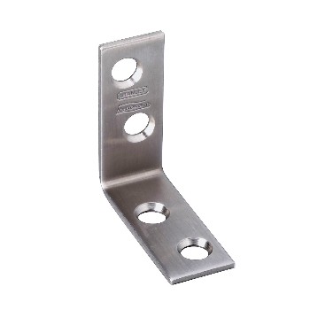 National N348-300 Corner Brace, Stainless Steel ~ 1.5&quot; x 5/8&quot;