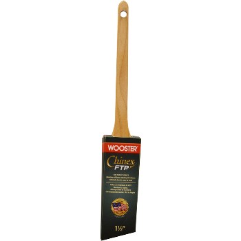 Wooster  0044240014 Chinex Ftp Thin Angle Sash Brush ~ 1 1/2 in.