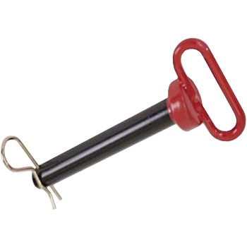 Apex/Cooper Tool  T3898910 Red Handle Hitch Pin w/Clip ~ 1/2&quot; x 3 5/8&quot;
