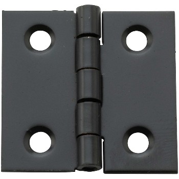National N211-019 Decorative Broad Hinge, Oil Rubbed Bronze ~ 1&quot; x 1&quot;
