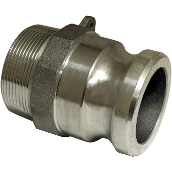 Apache  50400250 Cam &amp; Groove Male Adapter, Part F ~ 2&quot;
