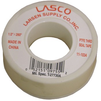 Larsen 11-1035 Tape, PTFE Thread Sealing ~ 1/2&quot; x 260&quot;