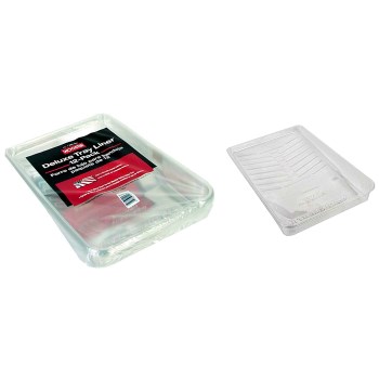 Wooster  0BR4960110 P.E.T. 12 Pack Tray Liners,  Clear Plastic ~ Approx 2.8&quot; D x 16.8&quot; L x 11.8&quot; W