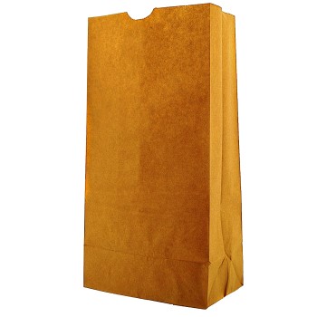 Clayton Paper DUR18424 25# Brown Grocery Bag ~ Pack of 500