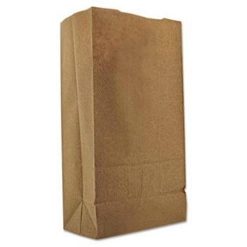 Clayton Paper DUR30925 25# Brown Heavy Duty Grocery Bag ~ 250 Count
