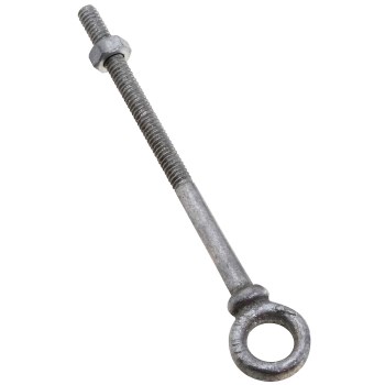National N245-084 Forged Steel Eye Bolt, Galvanized ~ 1/4&quot; x 4&quot;
